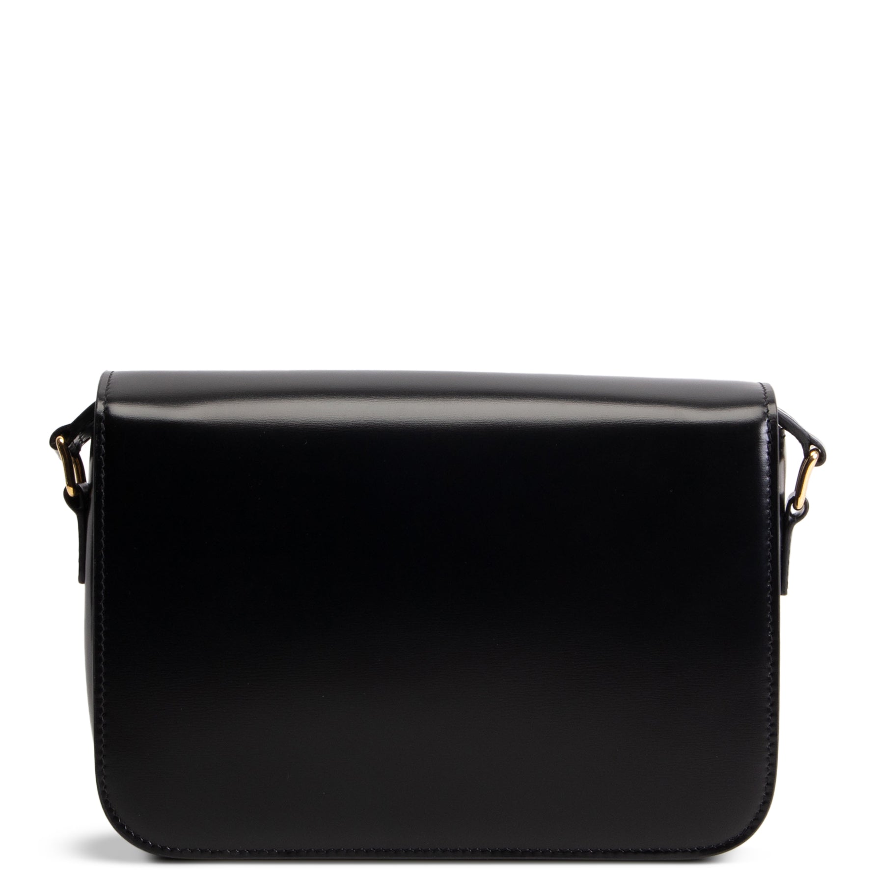 CELINE Classique Triomphe Shoulder Bag - Black