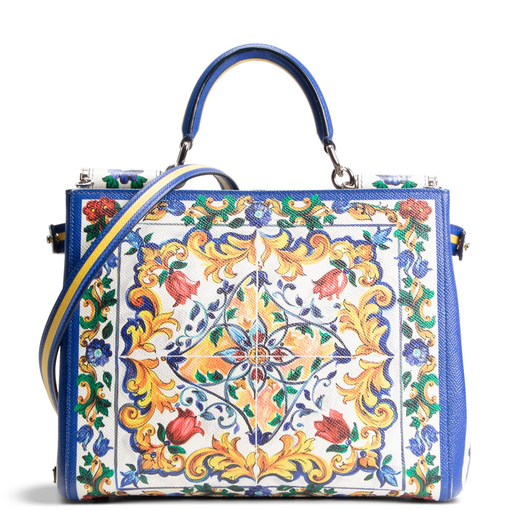 DOLCE & GABBANA Majolica Sicily Shopper Tote