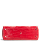 DIOR Large Lady Dior w/ Strap - Crocodile