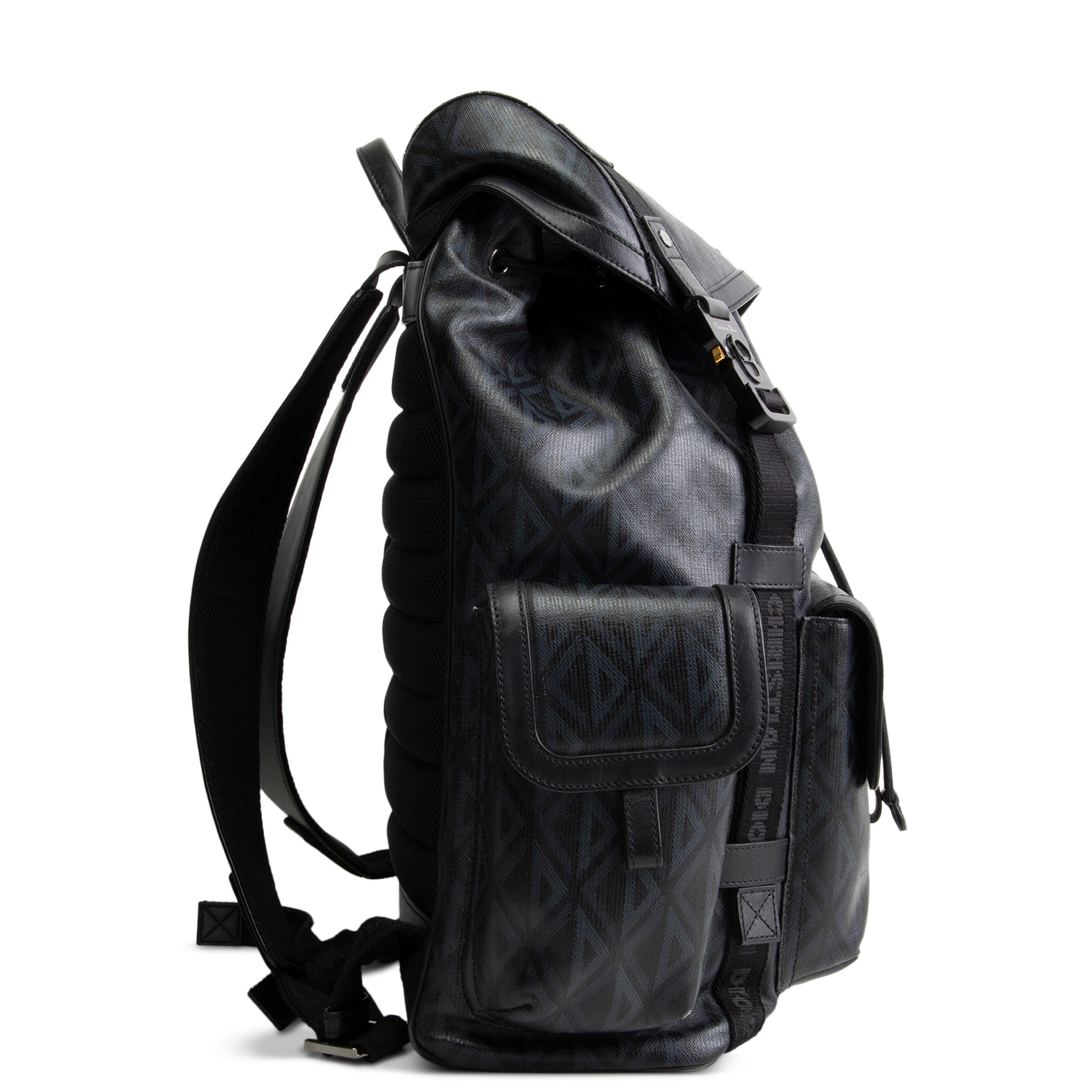 DIOR Men Hit The Road Backpack - CD Diamond Canvas