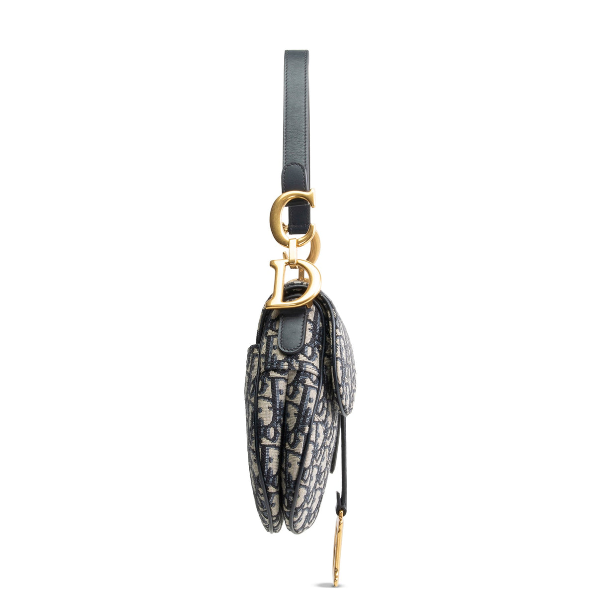 DIOR Saddle Bag Oblique Jacquard - Blue