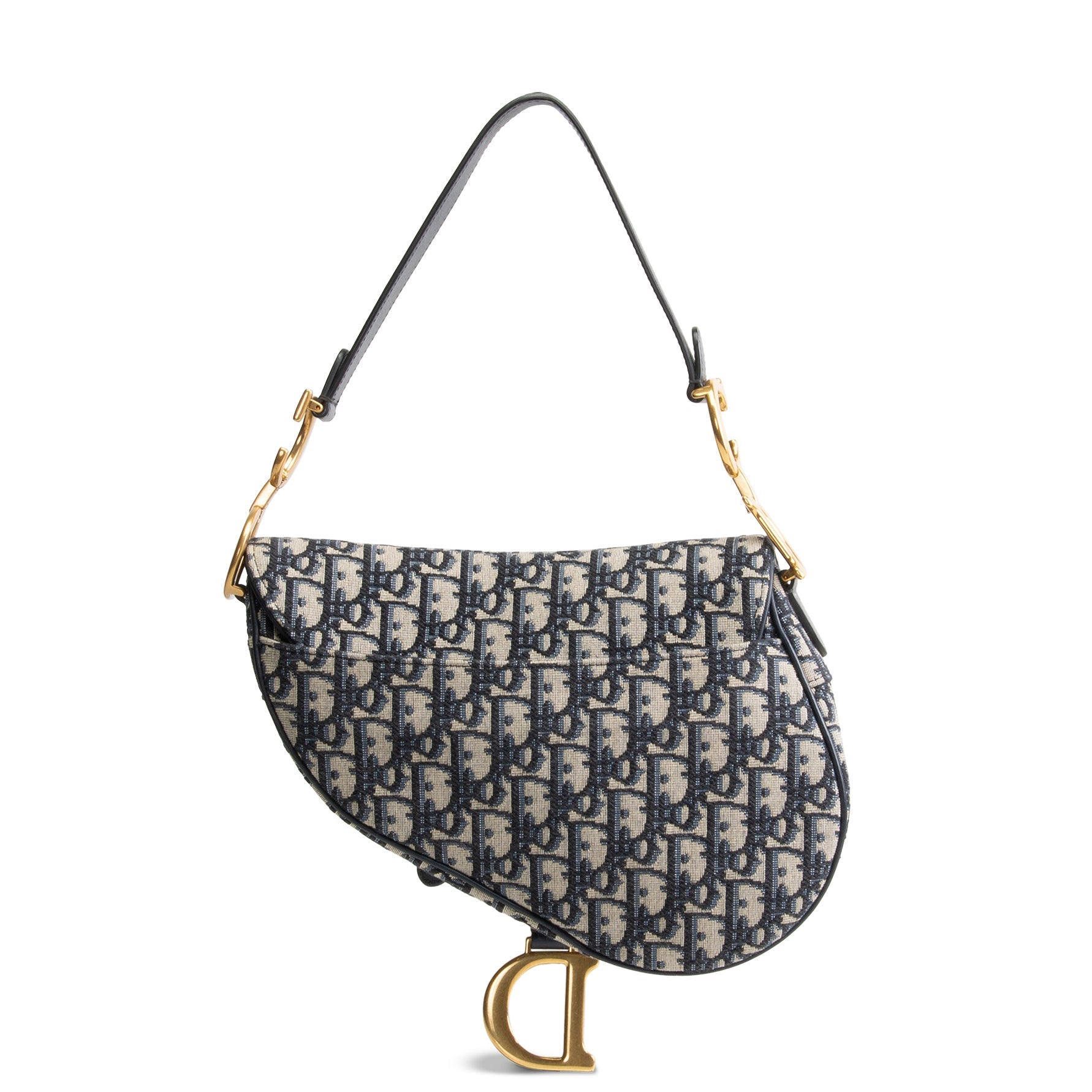 DIOR Saddle Bag Oblique Jacquard - Blue