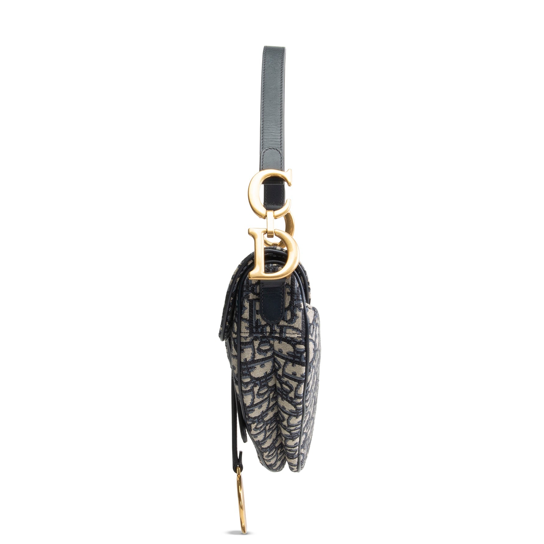 DIOR Saddle Bag Oblique Jacquard - Blue
