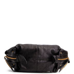 DIOR D-Journey Bag Crinkled Calfskin Shoulder Bag - Black