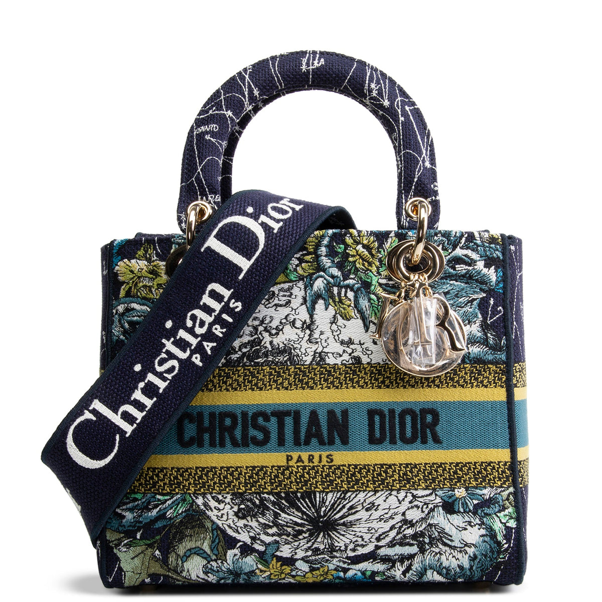 DIOR Canvas D-Lite Lady Dior Bag