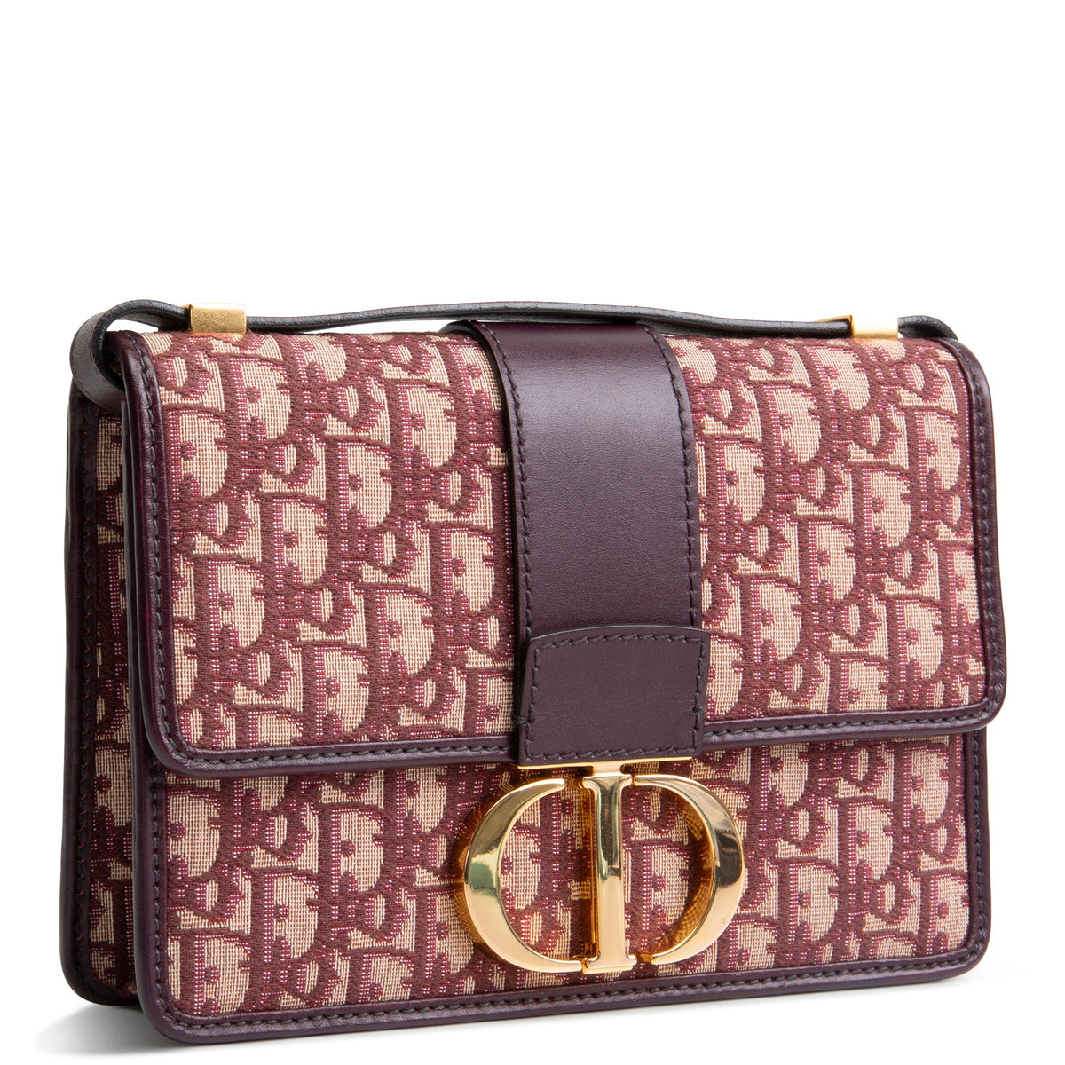 DIOR Oblique 30 Montaigne - Burgundy