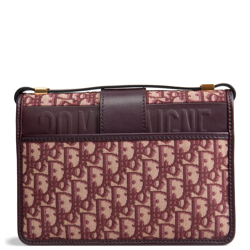 DIOR Oblique 30 Montaigne - Burgundy