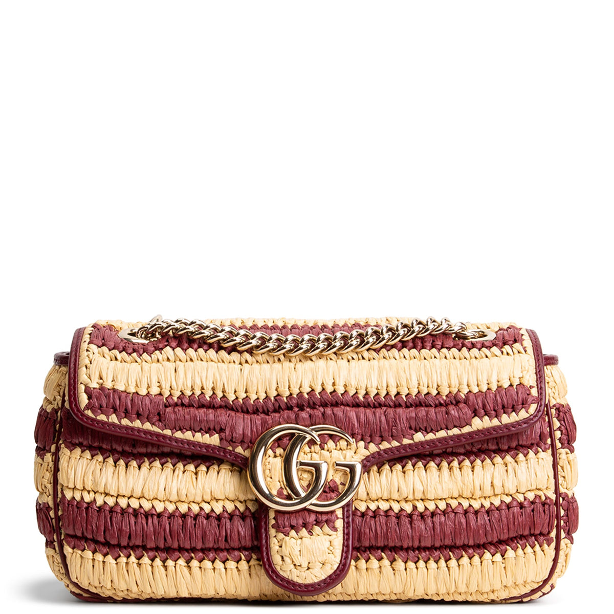 GUCCI GG Marmont 2.0 Raffia