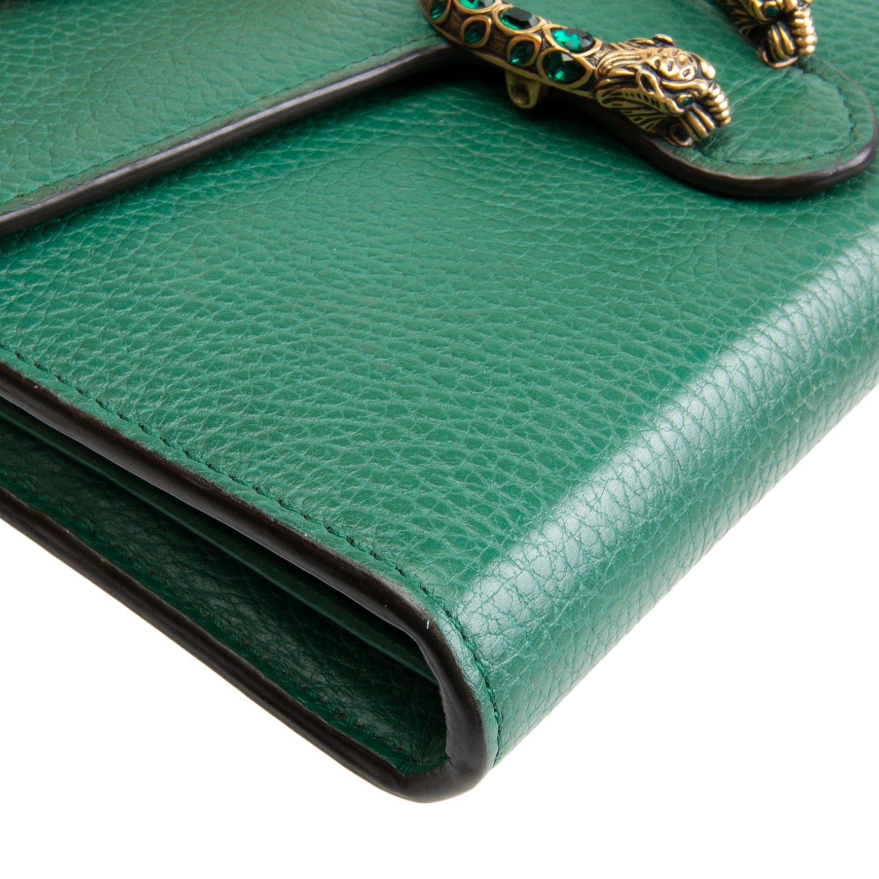 GUCCI Dionysus Chain Wallet w/ Crystals - Leather