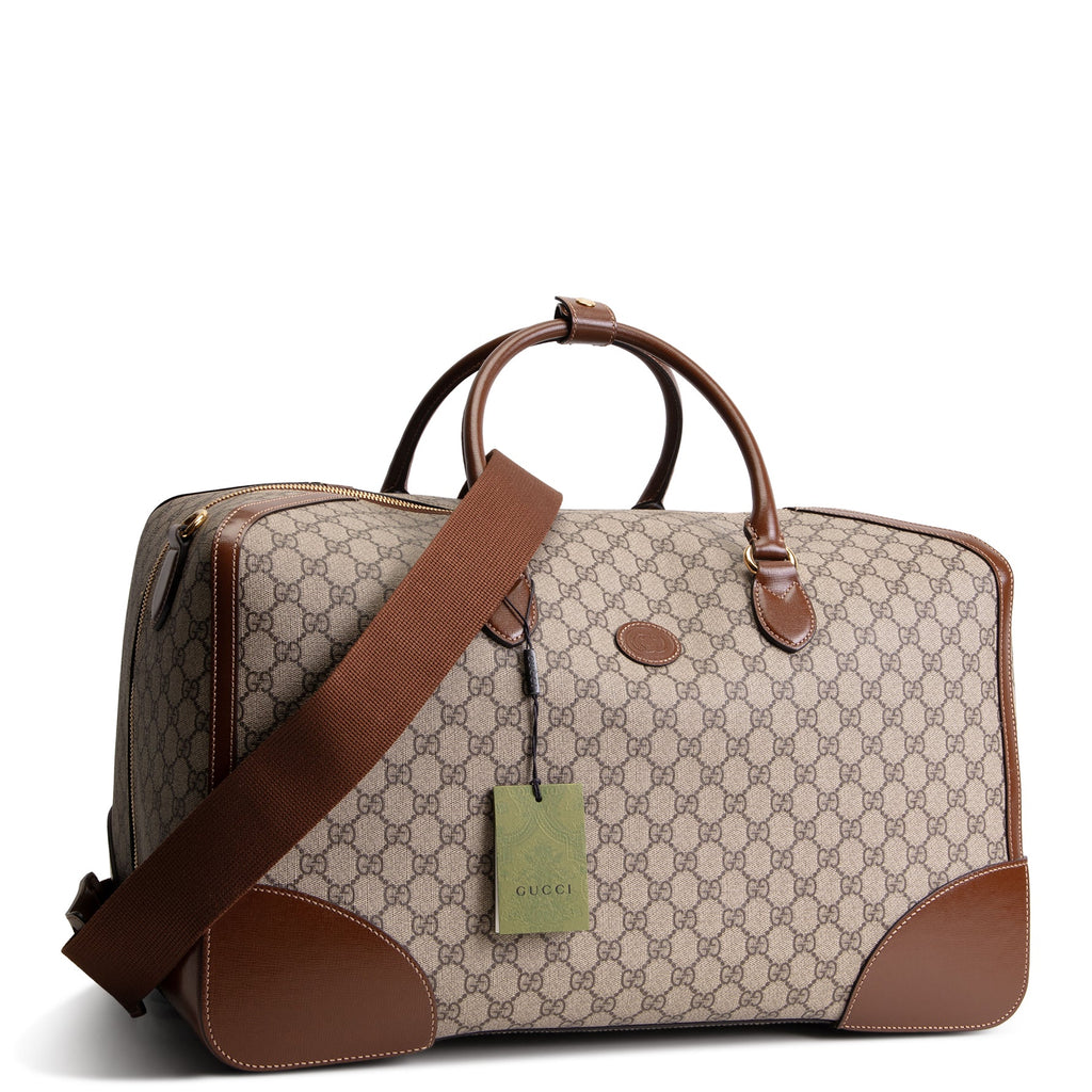 GUCCI GG Supreme Interlocking G Duffle Bag