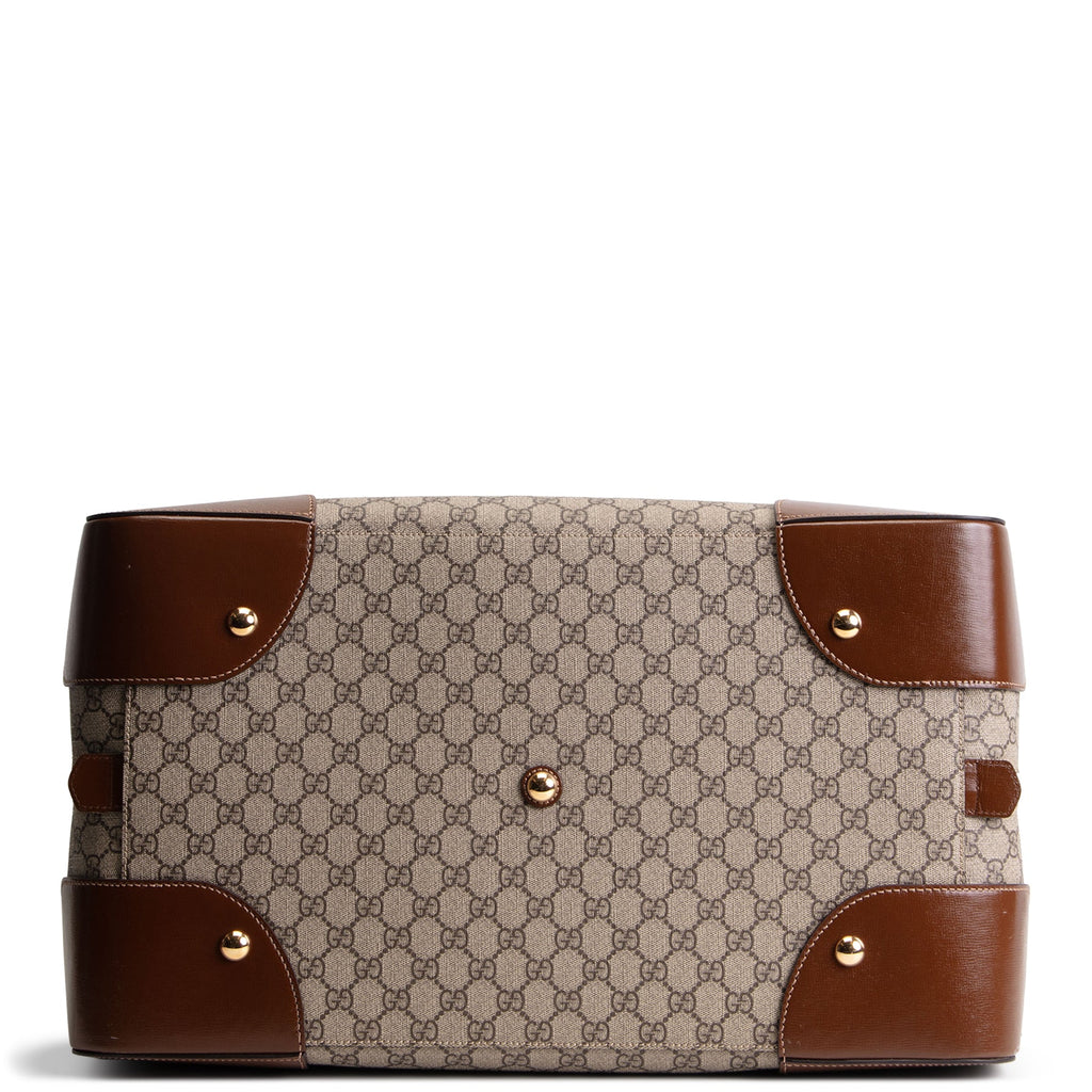 GUCCI GG Supreme Interlocking G Duffle Bag