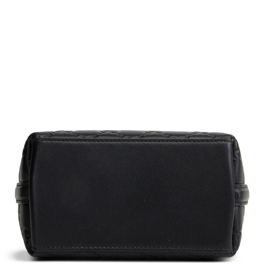 GUCCI Guccissima Bucket Nano Crossbody - Black