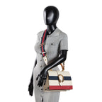 GUCCI Dionysus Bamboo Top Handle w/ Web Strap - Cream/Blue/Red