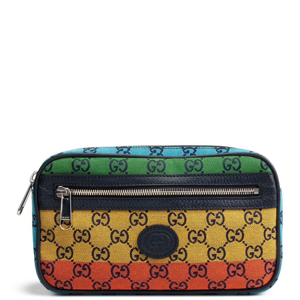 GUCCI GG Canvas Multicolor Belt Bag