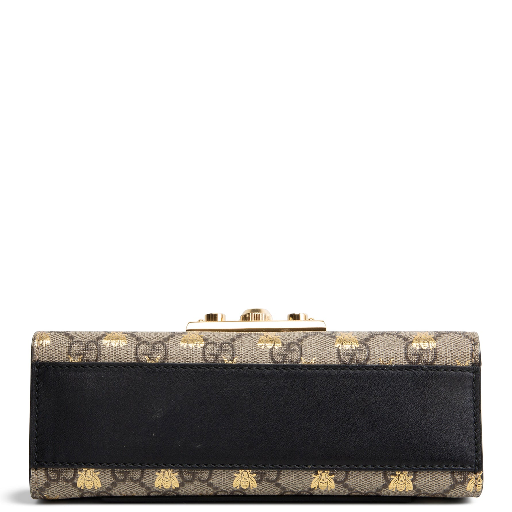 GUCCI GG Supreme Bee Padlock Shoulder Bag