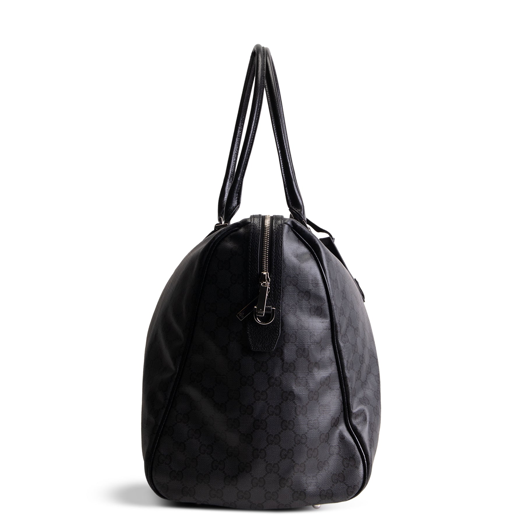 GUCCI GG Supreme "Essence Classic" Large Duffle Bag - Black