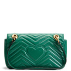 GUCCI GG Marmont Small Shoulder Bag - Green