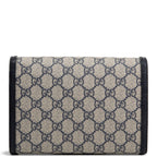 GUCCI GG Supreme Dionysus Chain Wallet - Navy