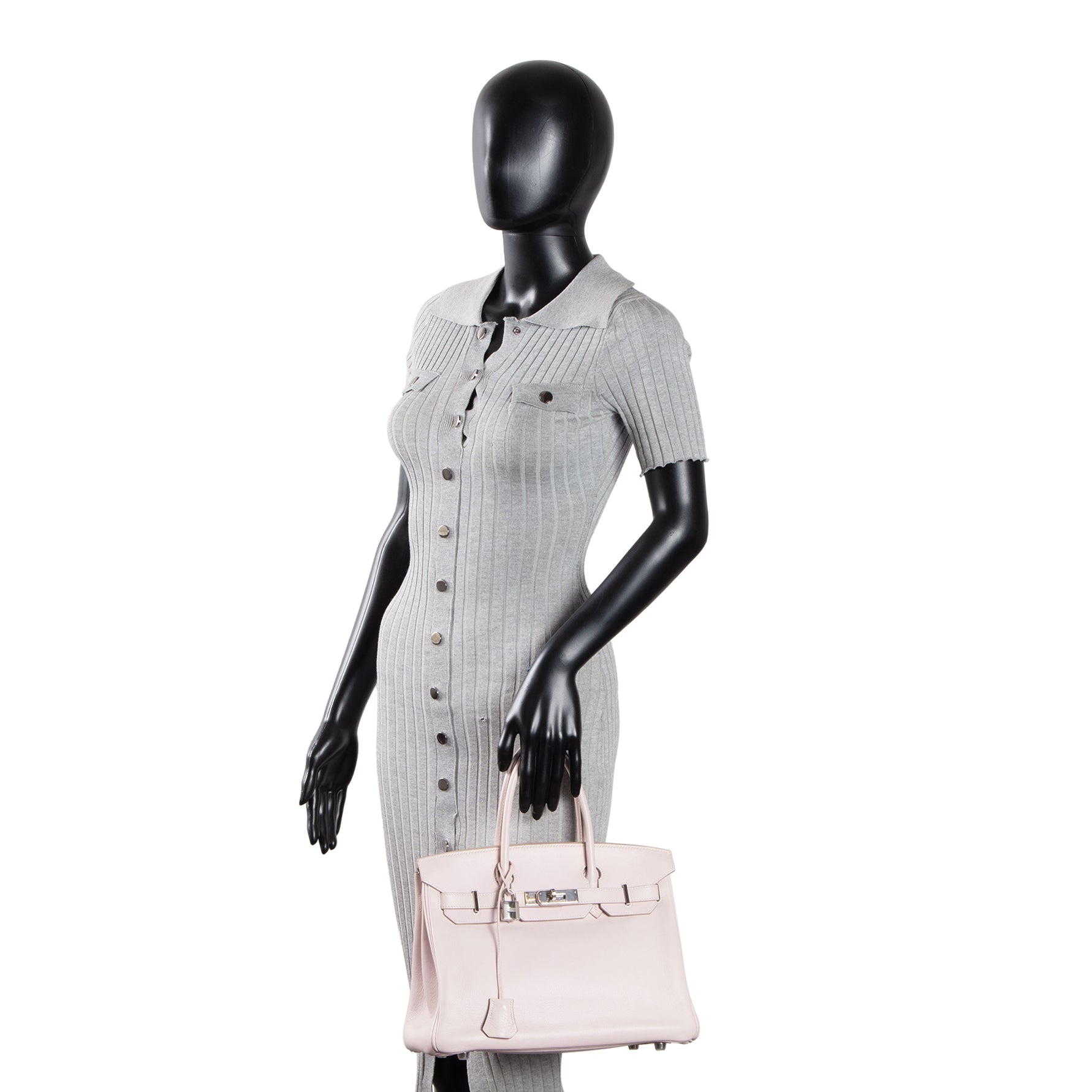 HERMES Swift Retourne Birkin 30 - Rose Dragee