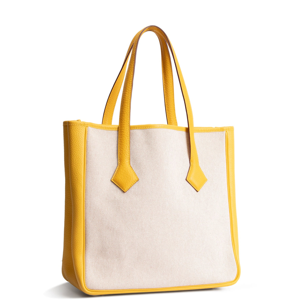 HERMES Toile Victoria II Cabas Tote 35 - Soleil