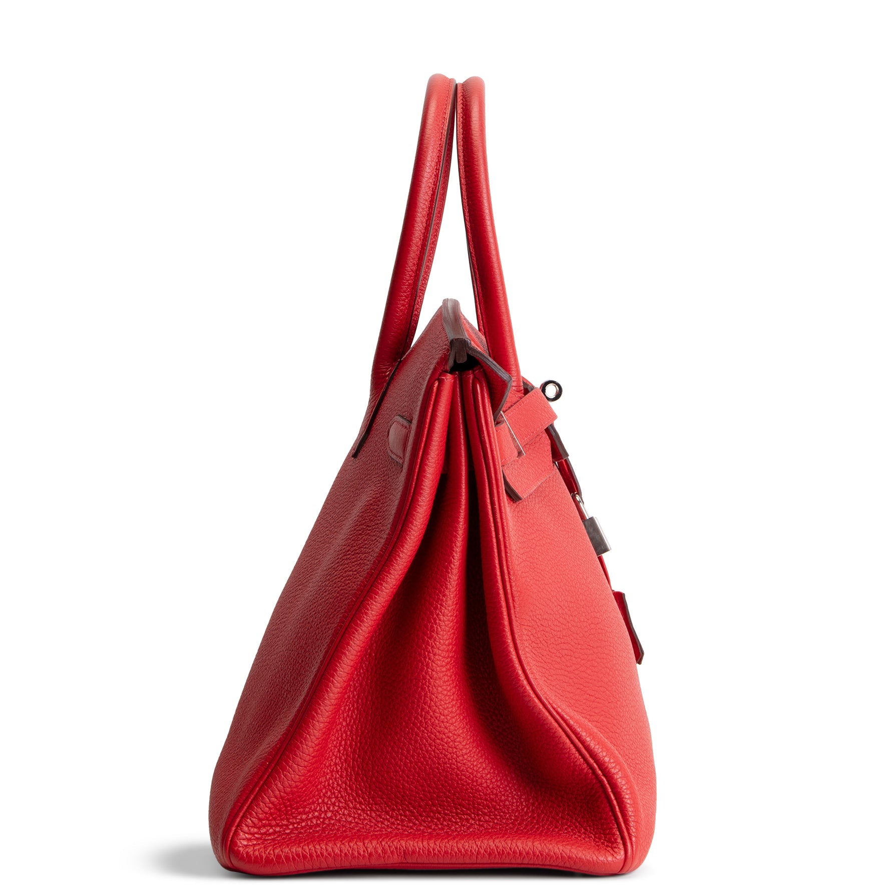 HERMES Birkin 35 Togo - Rouge De Coeur w/ Palladium Hardware