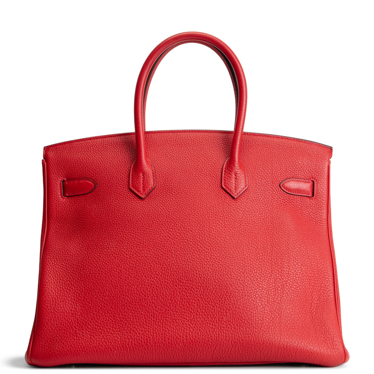 HERMES Birkin 35 Togo - Rouge De Coeur w/ Palladium Hardware