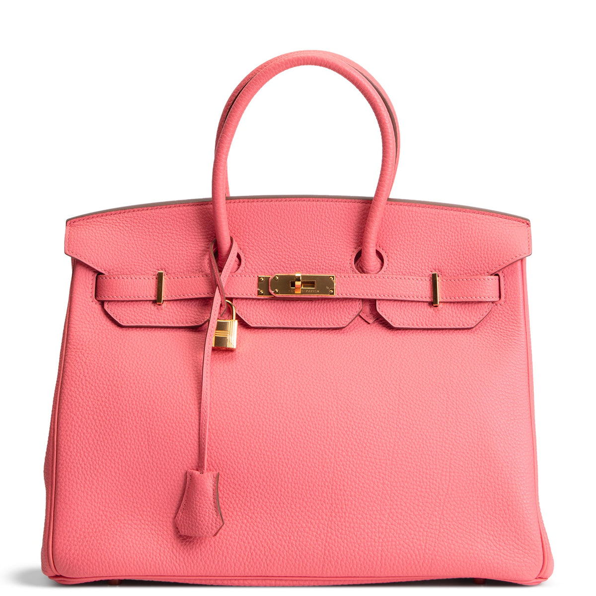 HERMES Birkin 35 Togo - Rose Lipstick w/ Gold Hardware