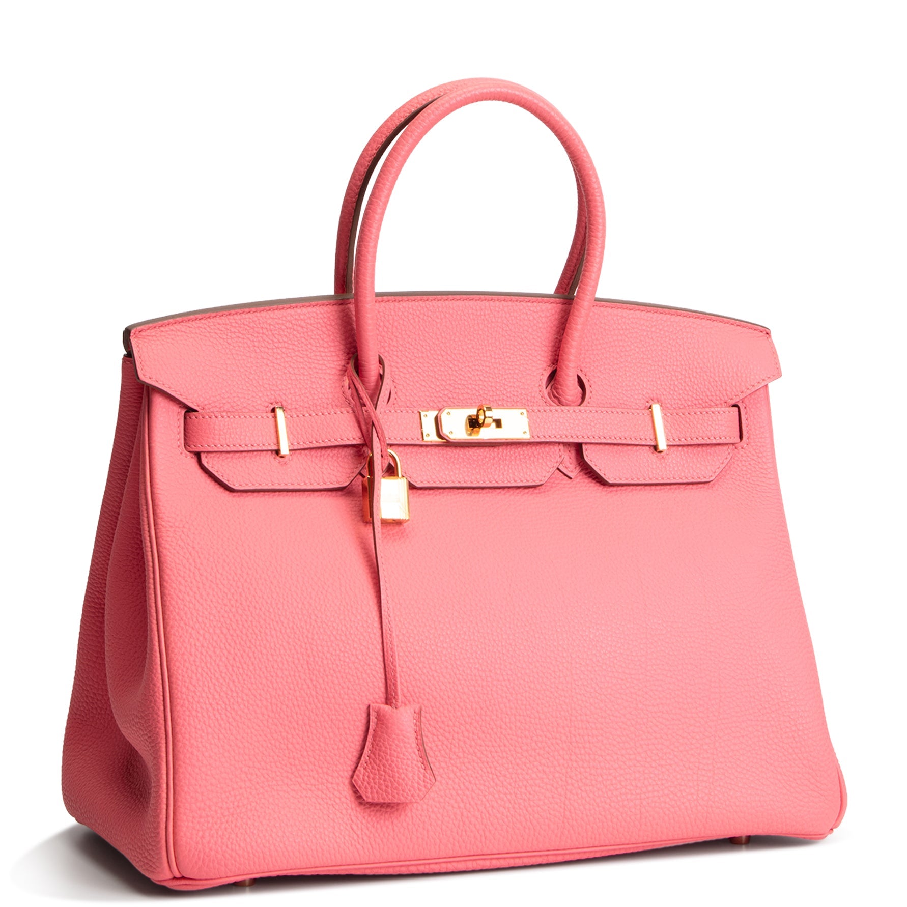 HERMES Birkin 35 Togo - Rose Lipstick w/ Gold Hardware