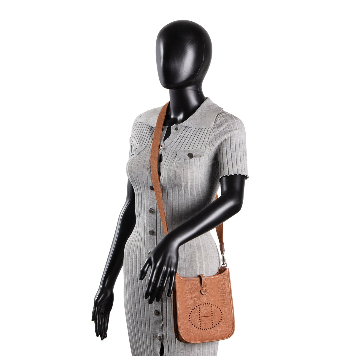 HERMES Evelyne TPM Clemence - Gold w/ Gold Hardware