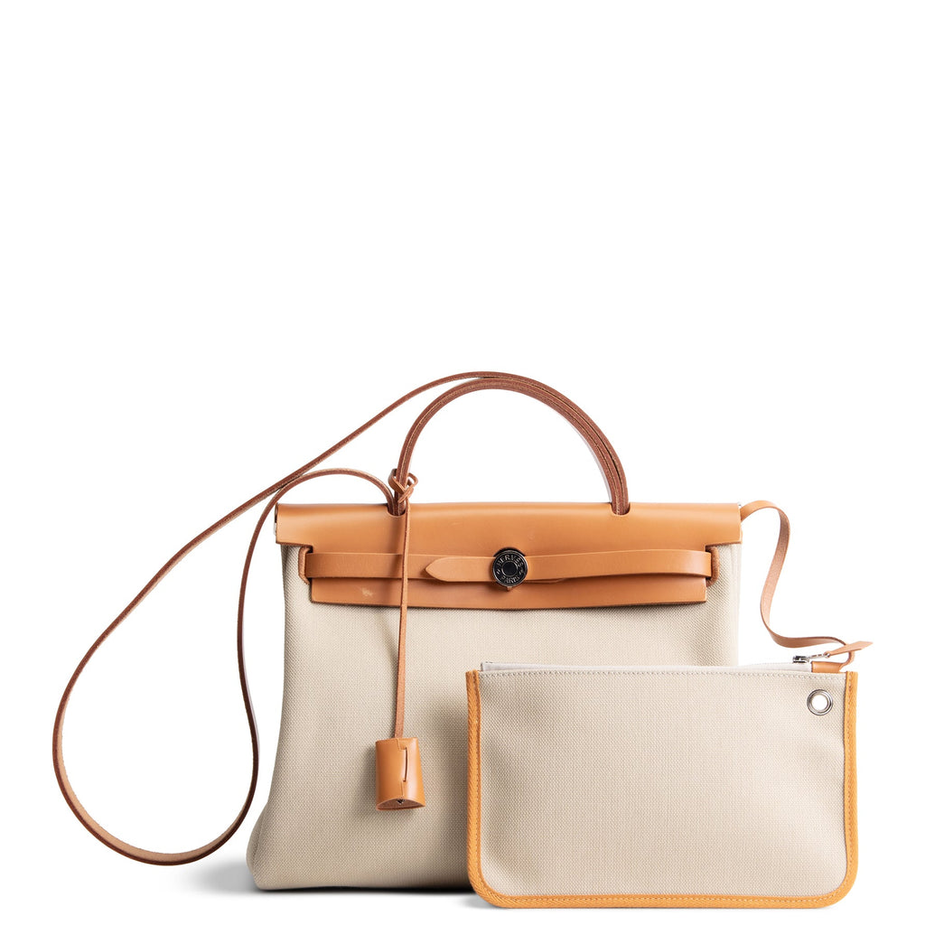 HERMES Toile Herbag Zip 31