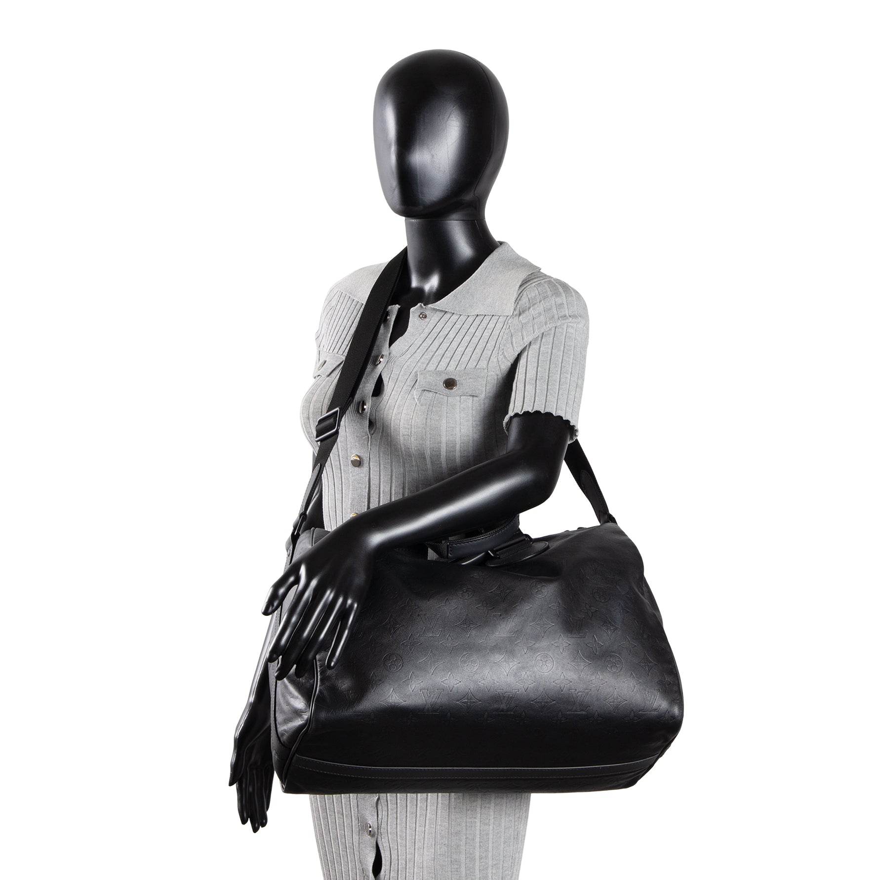 LOUIS VUITTON Speedy Bandouliere 40 Shadow Monogram