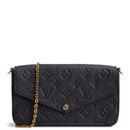 LOUIS VUITTON Felicie Pochette Empreinte - Black OUTLET FINAL SALE