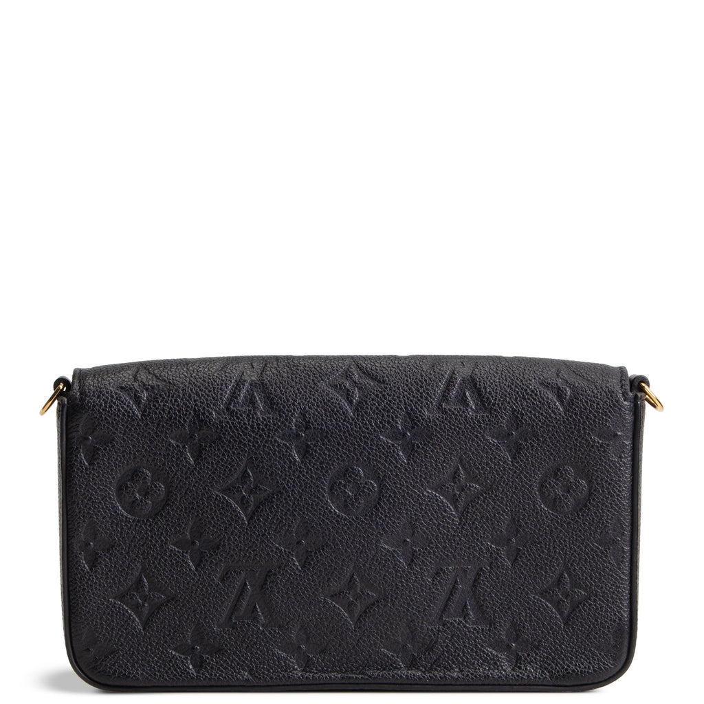 LOUIS VUITTON Felicie Pochette Empreinte - Black OUTLET FINAL SALE