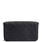 LOUIS VUITTON Felicie Pochette Empreinte - Black OUTLET FINAL SALE