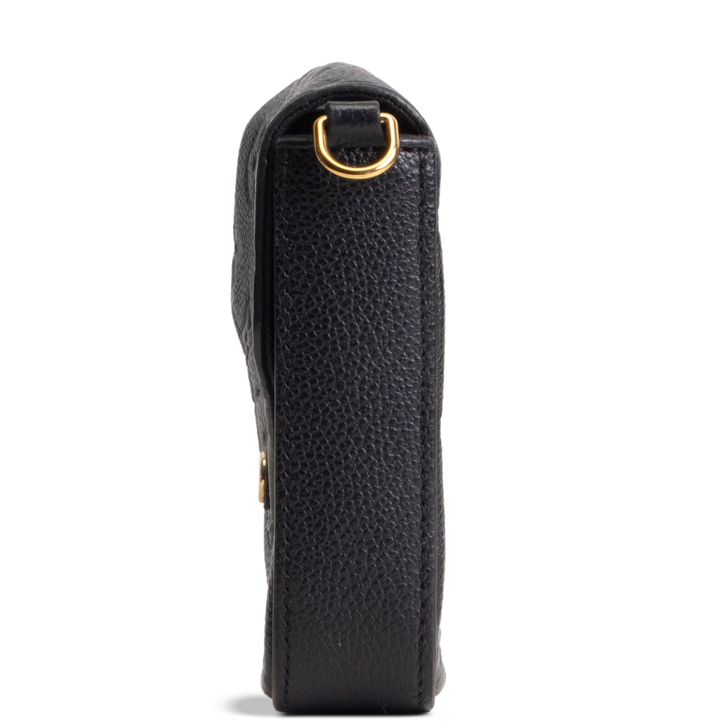 LOUIS VUITTON Felicie Pochette Empreinte - Black OUTLET FINAL SALE