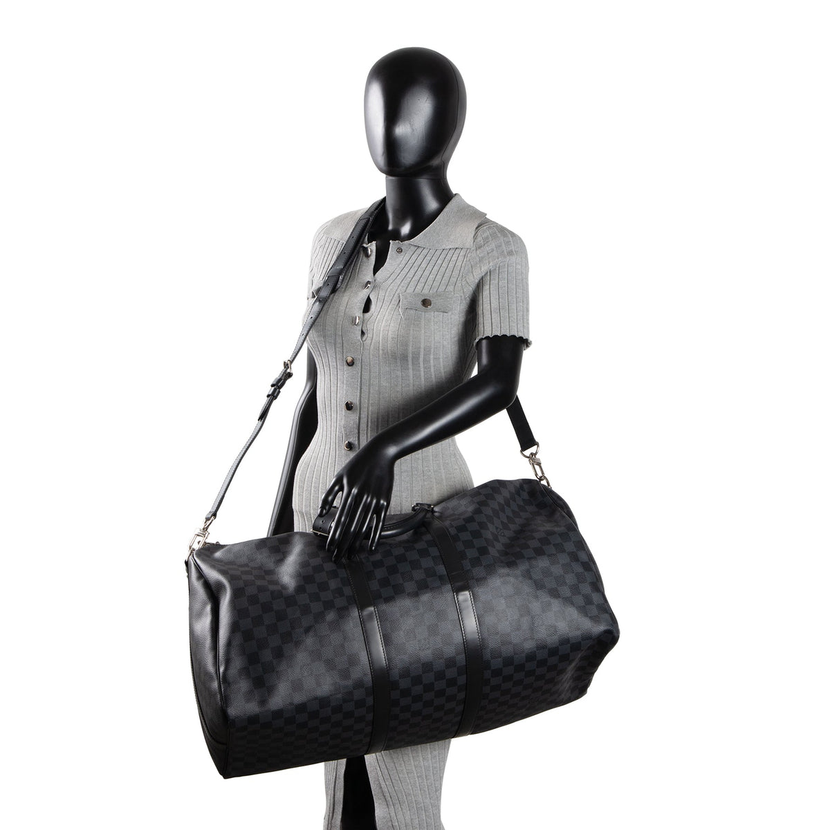 LOUIS VUITTON Danier Graphite Keepall 55