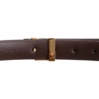 LOUIS VUITTON Damier Ebene LV Initiales 25mm Belt