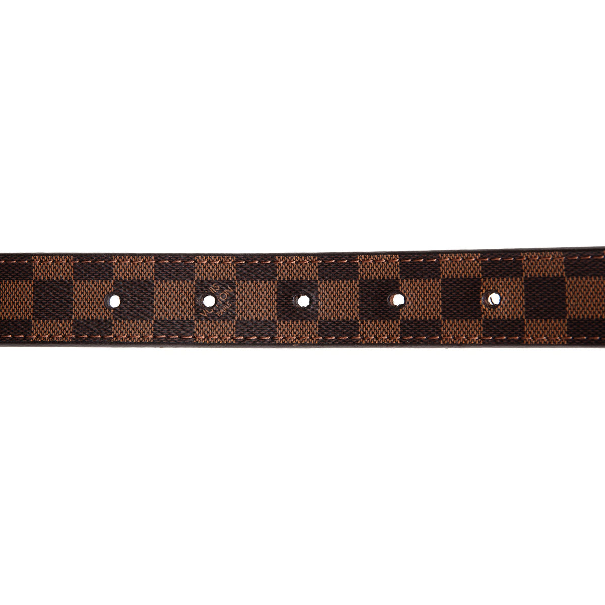 LOUIS VUITTON Damier Ebene LV Initiales 25mm Belt