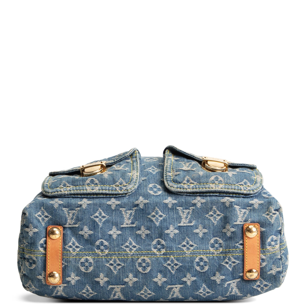 LOUIS VUITTON Monogram Denim Baggy GM - Blue