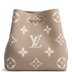 LOUIS VUITTON Giant Empreinte Monogram Neonoe MM - Bicolor Turtledove