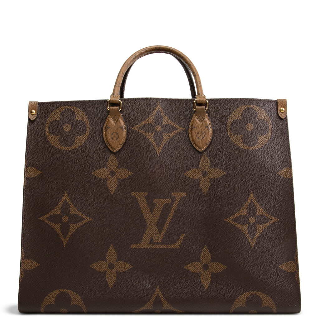 LOUIS VUITTON Giant Monogram Reverse OnTheGo GM
