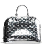 LOUIS VUITTON Monogram Vernis Miroir Alma GM - Silver