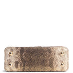 LOUIS VUITTON Lizard Mini Capucines Handle Bag - Brown