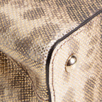 LOUIS VUITTON Lizard Mini Capucines Handle Bag - Brown