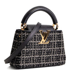 LOUIS VUITTON Beaded Mini Capucines - Black