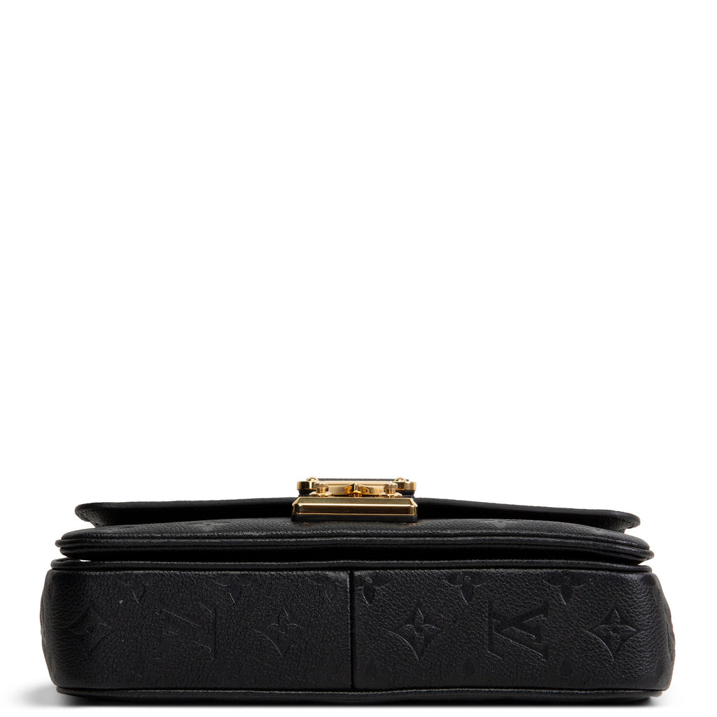 LOUIS VUITTON Monogram Empreinte Marceau Shoulder Bag - Black