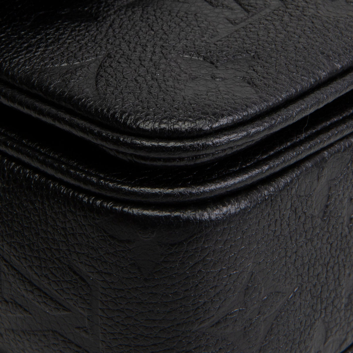 LOUIS VUITTON Monogram Empreinte Marceau Shoulder Bag - Black