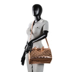 LOUIS VUITTON Monogram Vernis Miroir Speedy Bandouliere 25 - Copper