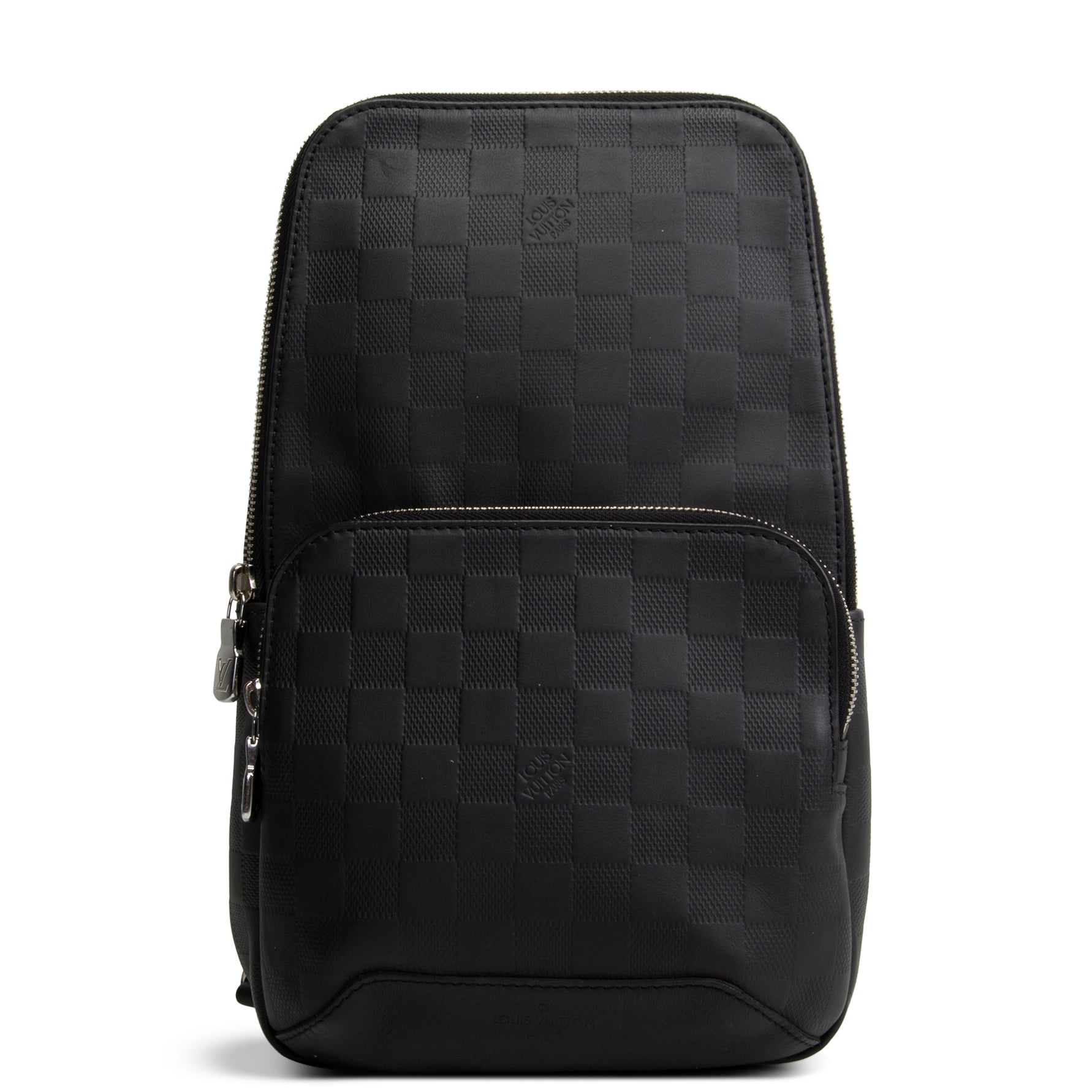 LOUIS VUITTON Damier Infini Avenue Sling - Black