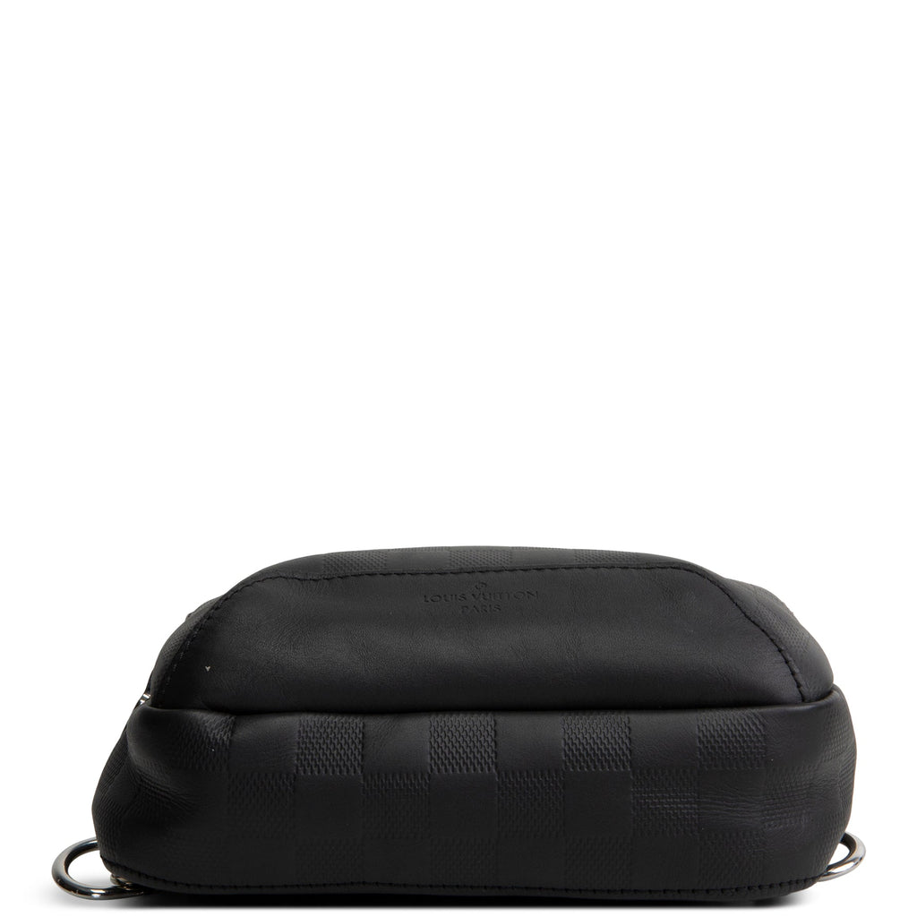 LOUIS VUITTON Damier Infini Avenue Sling - Black